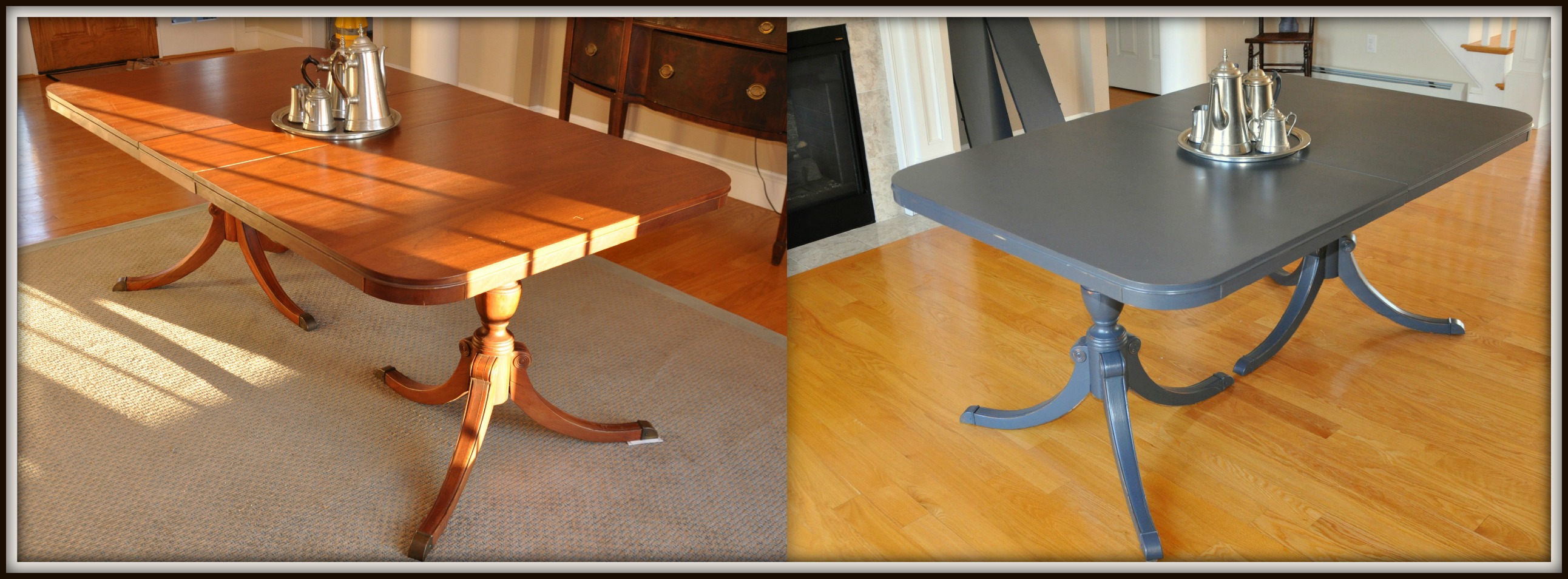 Before And After Dining Room Table